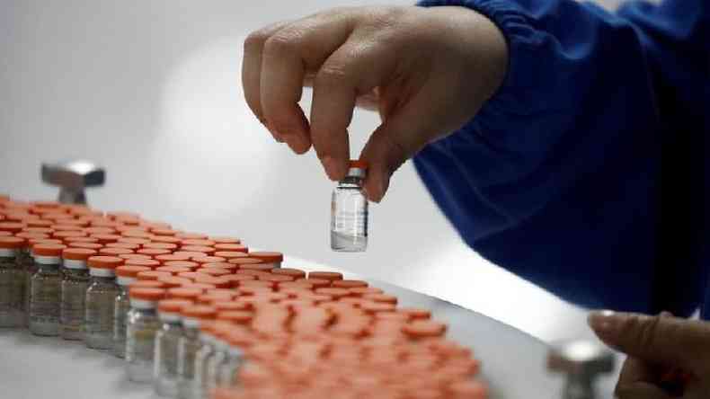 Chile tem acordo para o fornecimento de 20 milhes de doses da CoronaVac(foto: Reuters)