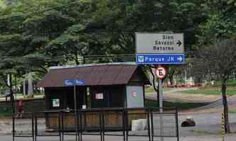 Parque JK, no Sion, Centro-Sul de BH,  um dos escolhidos no edital. Nova estrutura de banheiro e lanchonete deveria ocupar o lugar do quiosque que j funciona no local(foto: Gladyston Rodrigues/EM/D.A PRESS)