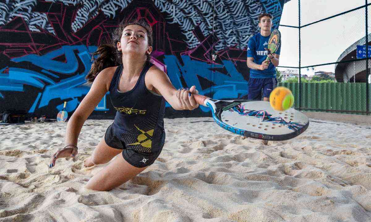 Beach tennis para crianças ! Beach Tennis infantil!!! 