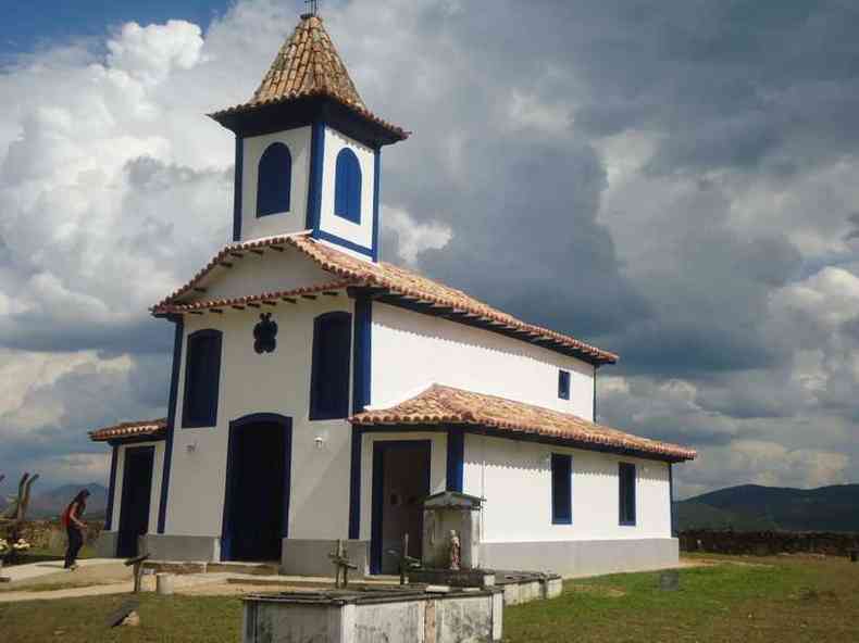 Capela Nosso Senhor dos Passos, recm-restaurada no distrito de Crregos, em Conceio do Mato Dentro(foto: IEPHA-MG/DIVULGAO)