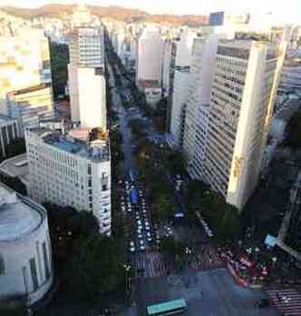 Vista geral da Avenida Afonso Pena