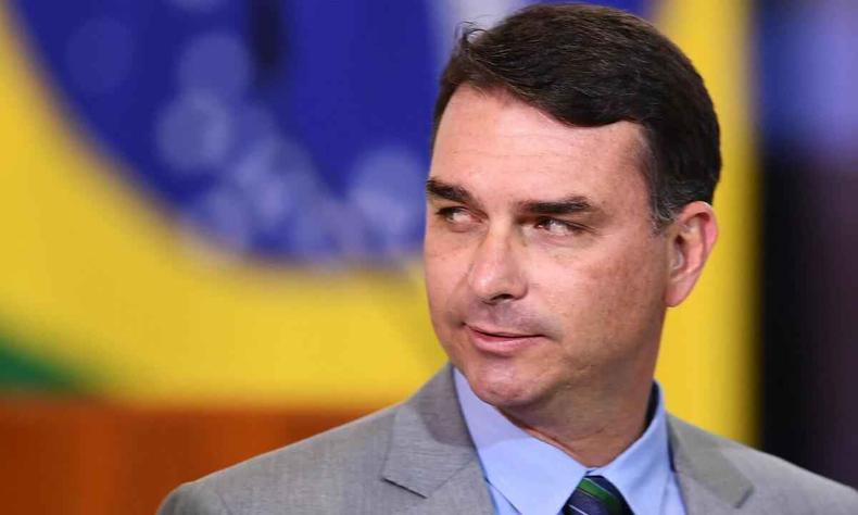O senador Flvio Bolsonaro, do PL do Rio de Janeiro