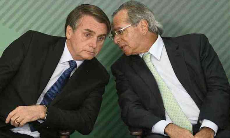 Bolsonaro diz ainda que caso a reforma da Previdncia no for aprovada, dever trocar o ministro da Economia pelo da 'Alquimia' (foto: Ed Alves/CB/D.A Press)