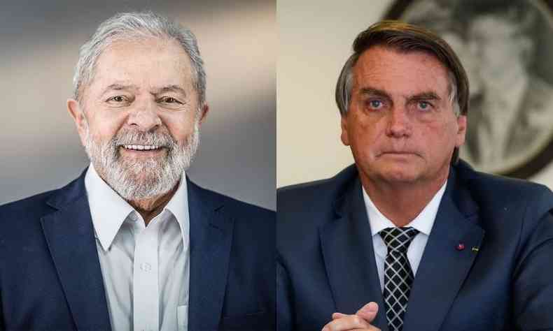 Ex-presidente Luiz Incio Lula da Silva (PT) e atual presidente Jair Bolsonaro (sem partido)(foto: Ricardo Stucker/Instituto Lula/Flickr/ Alan Santos/PR)