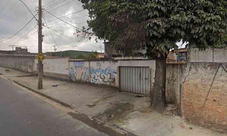 Rua So Gregrio foi vasculhada pela Polcia Militar(foto: Reproduo/Google Street View)