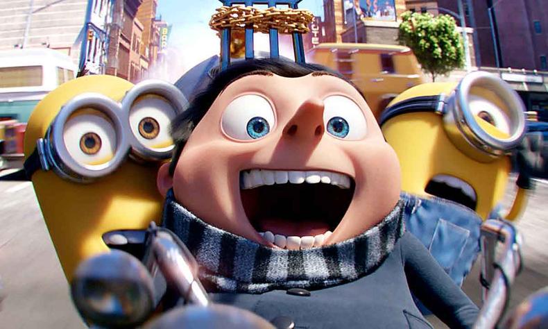 Cena do filme 'Minions 2: A origem de Gru'