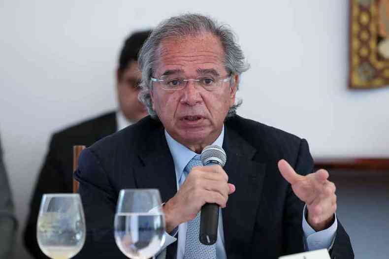 Paulo Guedes desconversou sobre o pito pblico que levou do presidente da Repblica(foto: MARCOS CORREA/PR - 8/6/20)