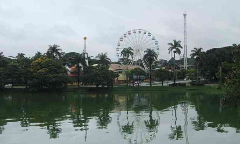 Vista do Parque Guanabara na Regio da Pampulha em BH