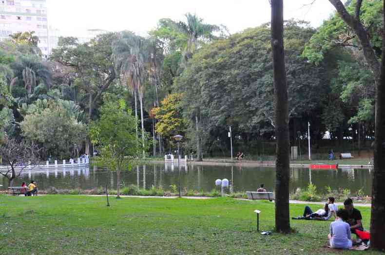 O tradicional Parque Municipal funcionar das 6h s 18h(foto: Ramon Lisboa/EM)