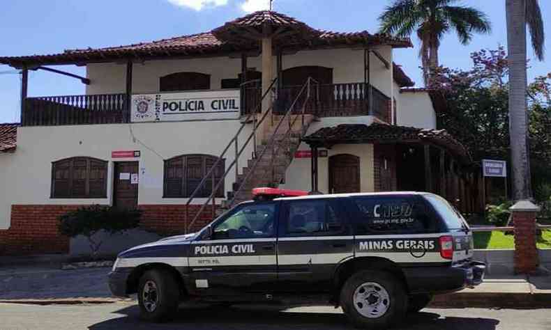 Matador de idosa est preso na Delegacia de Minas Novas