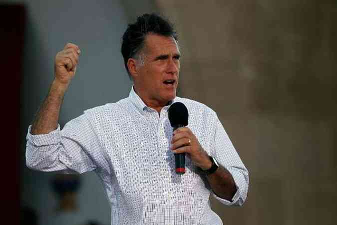 Filhos de Mitt Romney contaram em um programa de TV que pediram que o pai no participasse da disputa eleitoral (foto: JOE RAEDLE / GETTY IMAGES NORTH AMERICA / AFP)