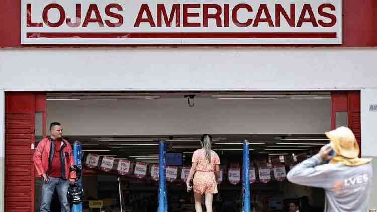 fachada de uma loja da Americanas