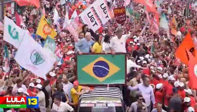 Lula na Av. Paulista