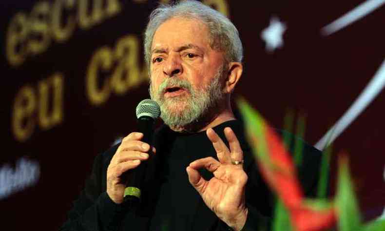 Lula conseguiu uma liminar no STF para no ser preso hoje(foto: Ana Rayssa Esp. CB D.A Press)