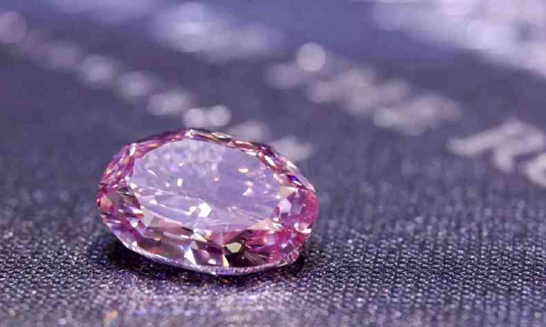 Diamante rosa real vendido em 2020 por US$ 22,9 milhes