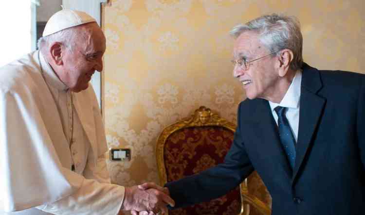 Papa Francisco e Caetano Veloso