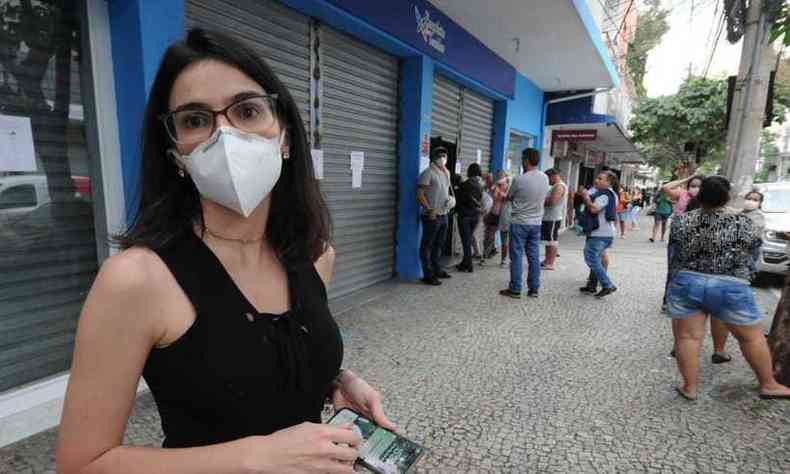 Na imagem, Marina Moreira proprietria de uma das lojas de tecidos do Bairro Barro Preto(foto: Juarez Rodrigues/EM/D.A press)