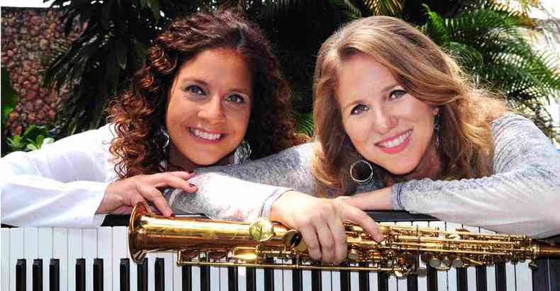A pianista Sheila Zaguri e a saxofonista Daniela Spielmann fazem homenagem a Jacob do Bandolim(foto: Clau Pomp/Divulgao)