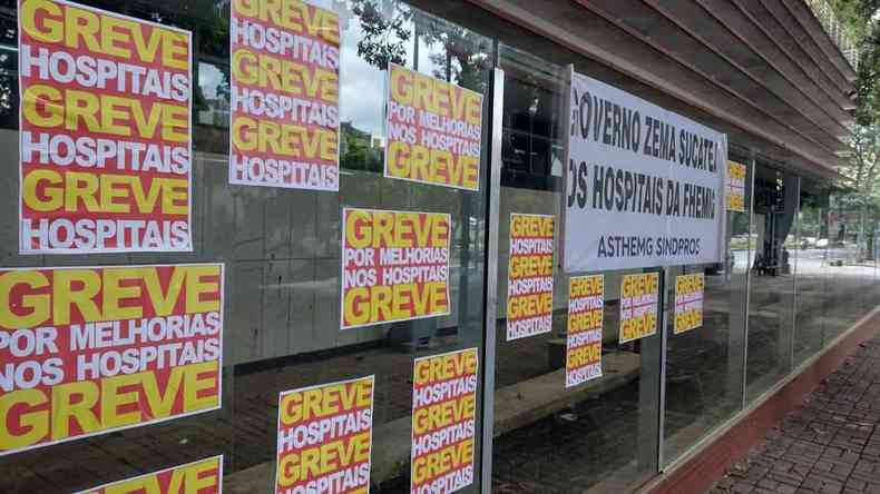 Cartazes de greve