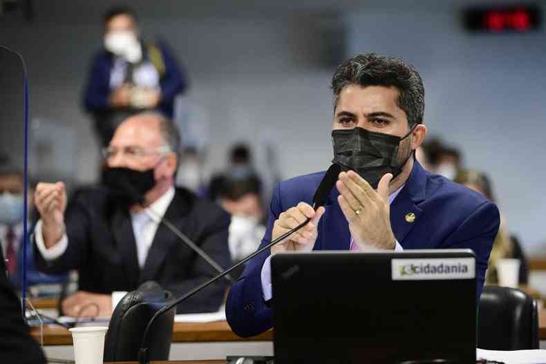 Senador Marcos Rogrio insinuou que o deputado Luis Miranda tinha alguma 'motivao' para fazer o depoimento na CPI(foto: Pedro Frana/Agncia Senado)