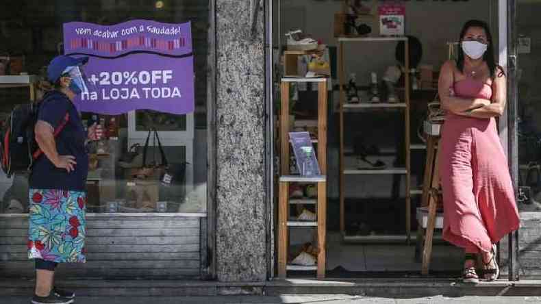 Inflao afasta os clientes das lojas(foto: Getty Images)