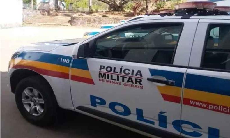 Suposto mandante do crime foi identificado e preso, mas os atiradores fugiram(foto: Reprodução) Viatura da Polícia Militar