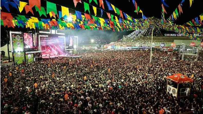 Na festa de So Joo do ano passado, Caruaru recebeu 2 milhes de turistas, segundo a prefeitura(foto: Prefeitura de Caruaru/Divulgao)