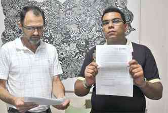 Daniel Rodrigues, filho de Dacildo, passou no vestibular para arquitetura e o contrato com o cursinho teve de ser rompido, mas multa no foi cancelada(foto: Marcos Michelin/EM/D.A Press)