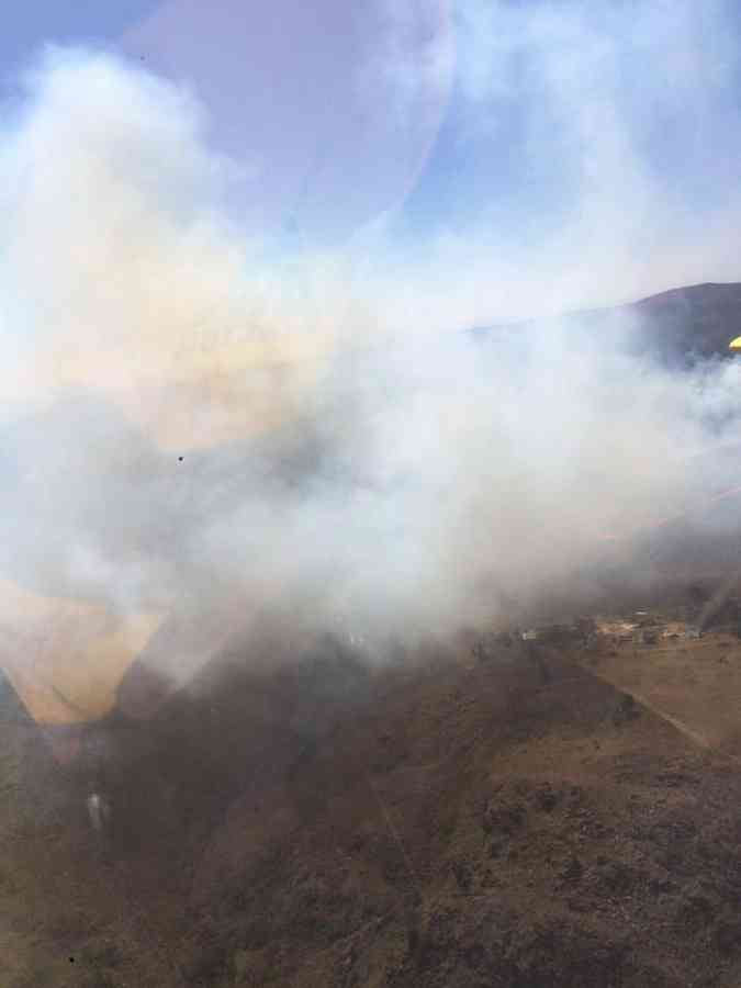 Incndio no Parque Serra do Rola Moa mobiliza brigadistas e bombeiros para conter as chamas que avanam sobre manancialDivulgao/CBMG