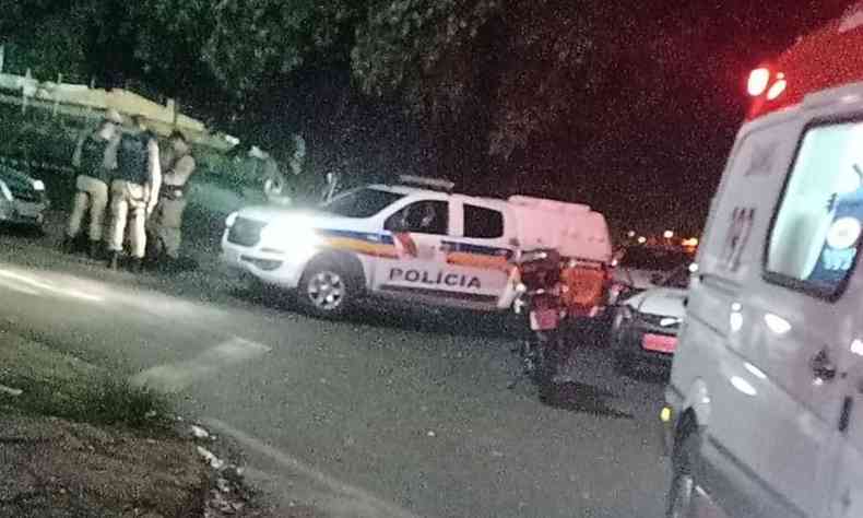 Crime ocorrido prximo  praa do Parque das Gameleiras, em Uberaba