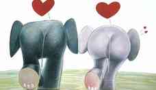 Casais de elefantes e pulgas definem o amor em livro de Drummond e Ziraldo