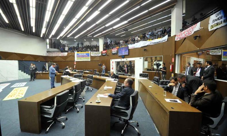 Plenrio da Cmara Municipal de BH: quatro sesses extraordinrias sero convocadas para votaes