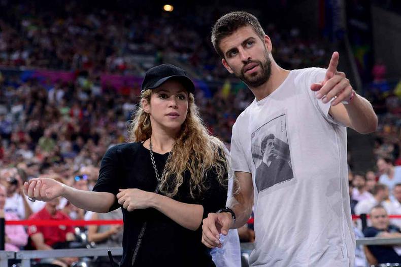 Shakira e o ex-marido, Gerard Piqu