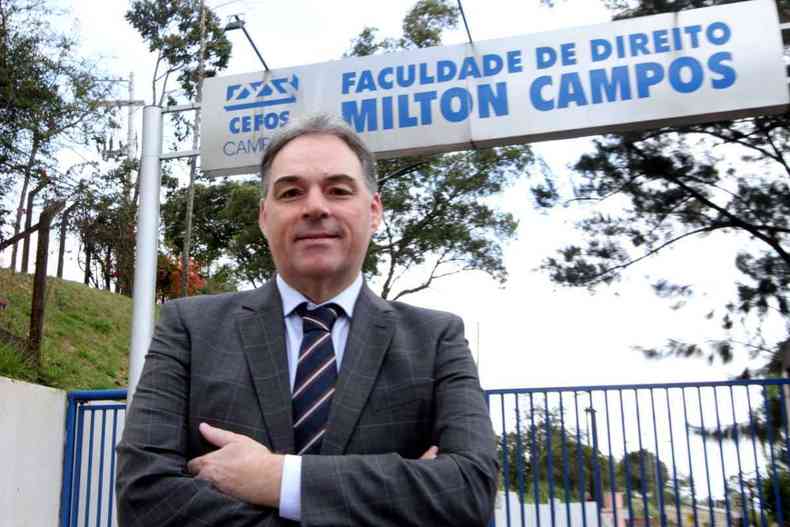Joo Batista Carvalho, diretor-jurdico da nima e agora presidente da Milton Campos(foto: Jair Amaral/EM/D.A press)