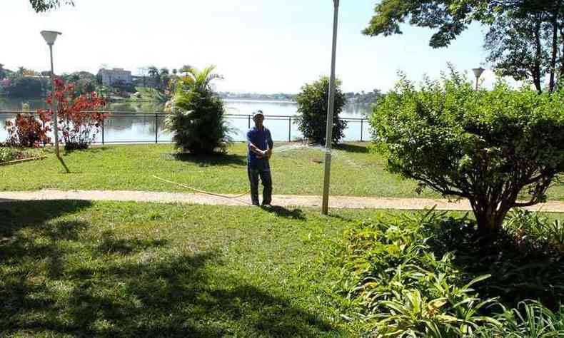 Jardins projetados por Burle Marx: recuperao  uma das medidas previstas(foto: Jair Amaral/EM/D.A Press - 31/7/19)