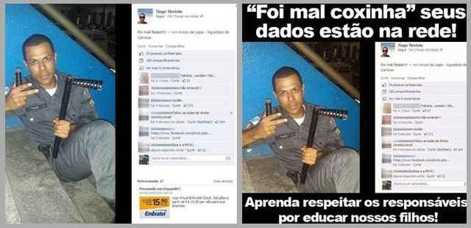 Lado a lado, a publicação no perfil Lado a lado, a publicação no perfil