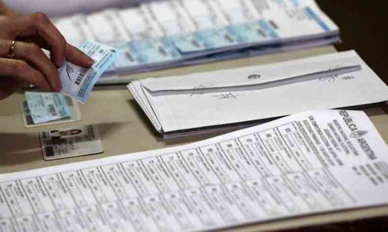 Votao de domingo (12/08)  uma prvia para a eleio presidencial de 27 de outubro(foto: ALEJANDRO PAGNI/AFP)