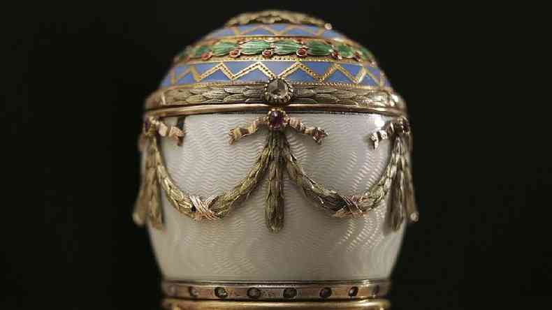 Entre 1885 e 1916, 50 ovos foram encomendados ao joalheiro Peter Carl Faberg por czares russos(foto: Getty Images)