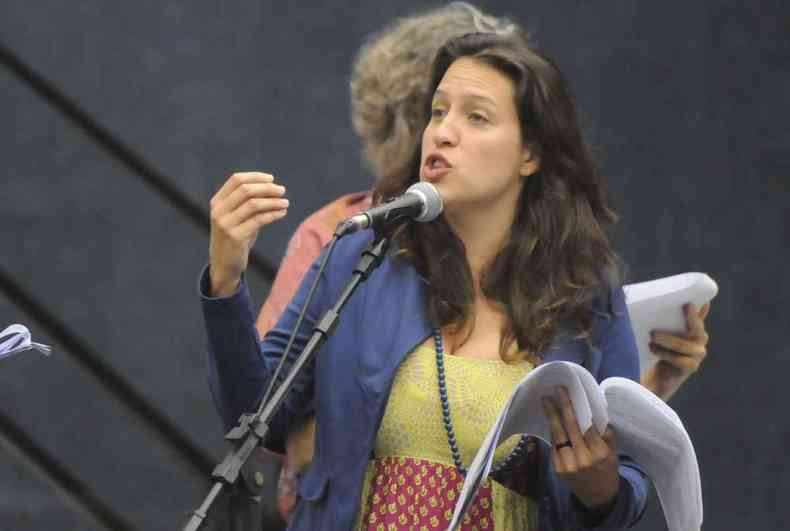 Vereadora Bella Gonalves (PSOL)(foto: Alexandre Guzanshe/EM/D.A Press)