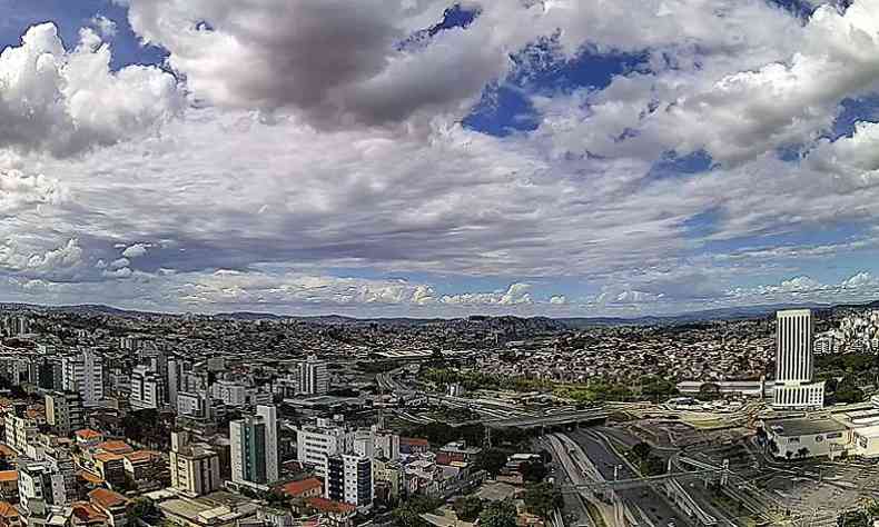 BH tem tempo parcialmente nublado neste domingo (24/1) (foto: Defesa Civil/Divulgao)