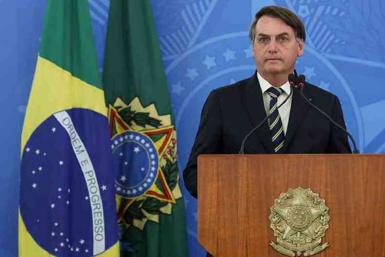 O julgamento da chapa Jair Bolsonaro/Hamilton Mouro tinha sido interrompido por um pedido de vista do ministro Edson Fachin, no ano passado(foto: Marcos Corra/PR)