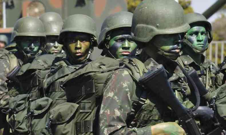 Desfile militar est marcado para esta tera-feira (10/8)(foto: AGNCIA BRASIL)