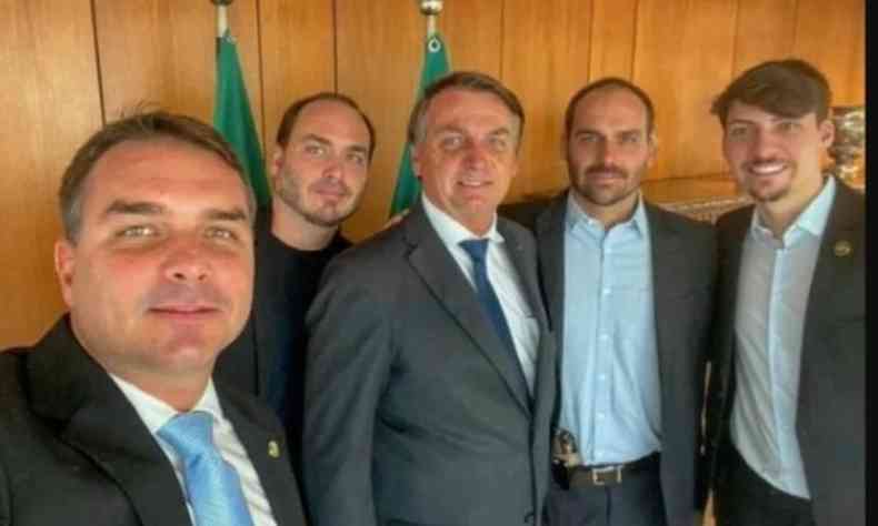 Famlia Bolsonaro no Palcio do Planalto