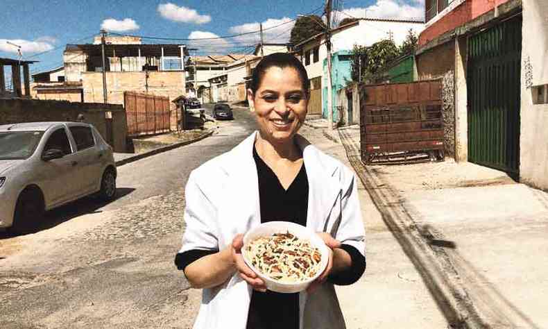 Aos sete anos, Poliana Madureira preparou o primeiro almo