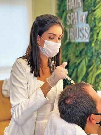 A definição do tipo de tratamento ideal depende da avaliação clínica e do resultado dos exames(foto: Arquivo Pessoal) Tratamento capilar