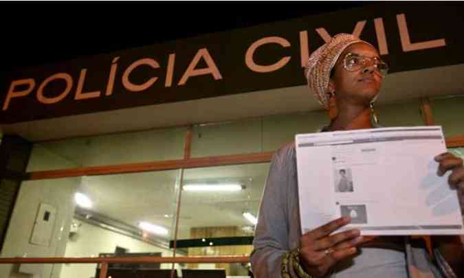 Rassa Gomes, de 25 anos, prestou depoimento nesta segunda-feira em Braslia(foto: Daniel Ferreira/CB/D.A.Press)