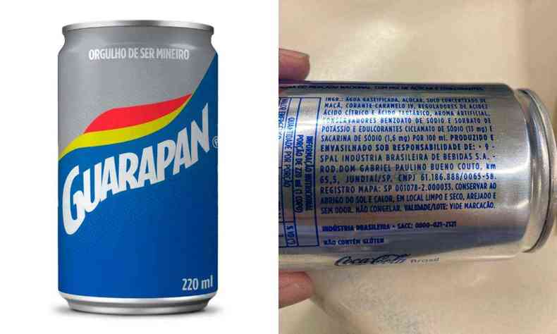 Rtulo do refrigerante Guarapan