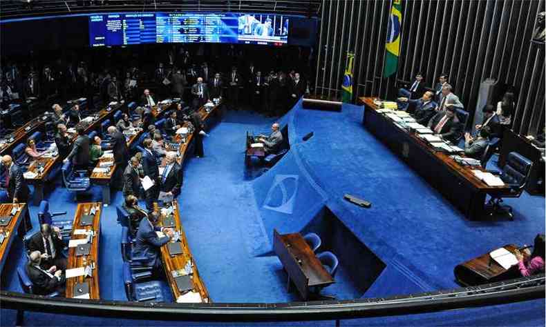 Plenrio do Senado: Alm de ataques cibernticos, a CPMI vai mirar o cyberbullying e o aliciamento de crianas para o cometimento de suicdio(foto: Roque de S/Agncia Senado )