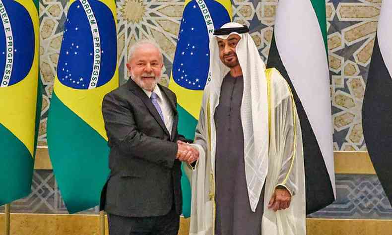 Lula e Mohammed Bin Zayed