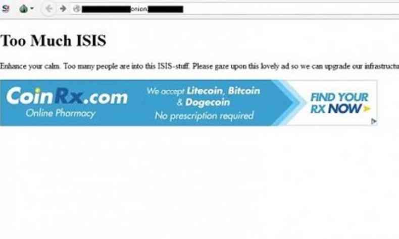 Site invadido por hackers com propaganda de medicamentos e mensagem 'debochada' contra o Estado Islmico 